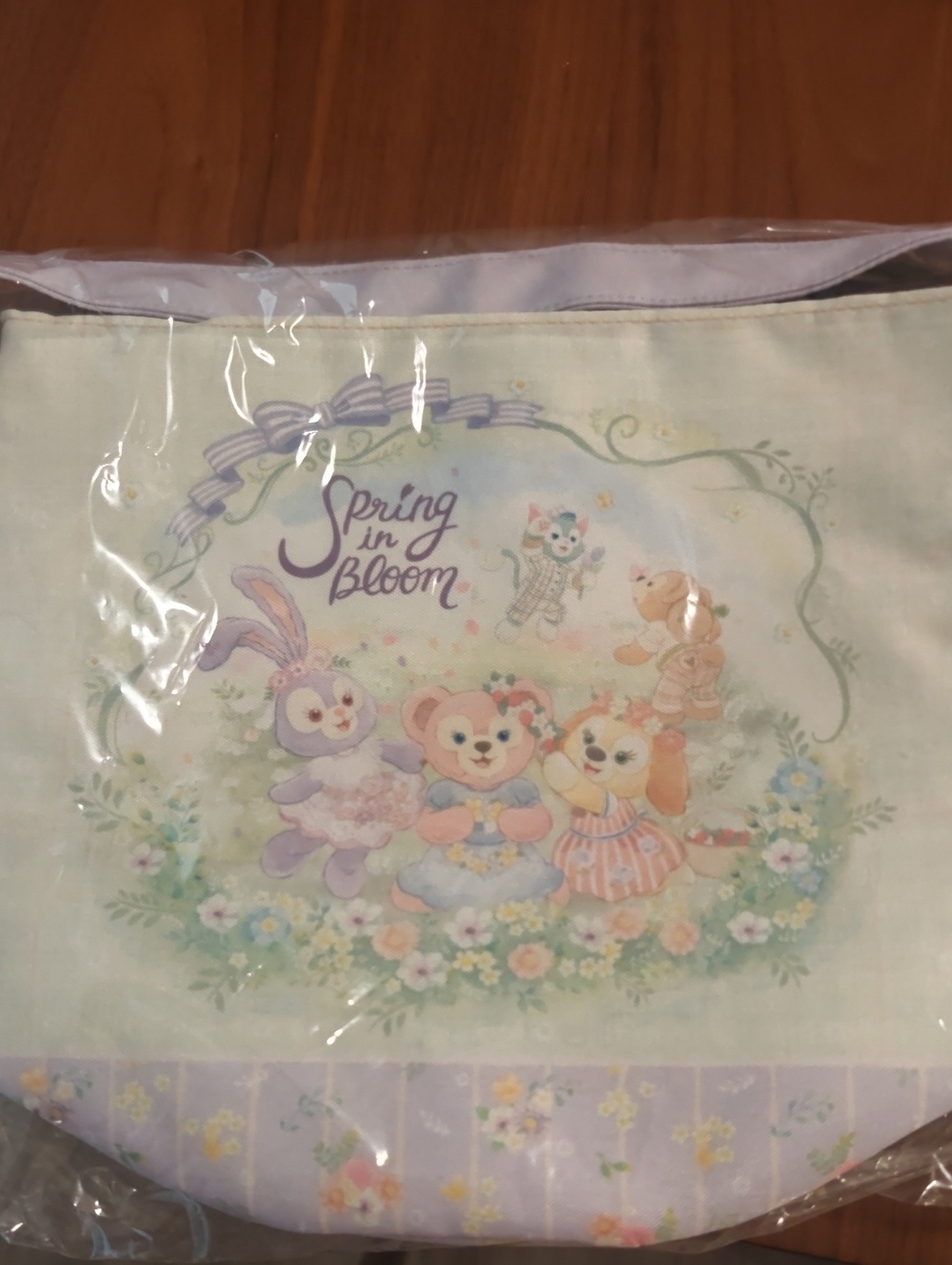 Linabell Hong Kong Disney Limited Plush Keychain & Tokyo Disney Mini Tote Set - Picture 6 of 7